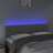 Cabeceira de Cama C/luzes LED Veludo 160x7x78/88 cm Cinza-claro