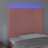 Cabeceira de Cama C/ Luzes LED Veludo 80x5x118/128 cm Rosa