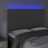 Cabeceira de Cama C/ LED Veludo 144x5x118/128 cm Cinza-escuro