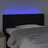 Cabeceira de Cama C/ Luzes LED Tecido 93x16x78/88 cm Preto