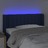 Cabeceira de Cama C/ Luzes LED Tecido 93x16x78/88 cm Azul