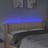 Cabeceira de Cama C/ Luzes LED Tecido 147x16x78/88 cm Cor Creme