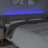 Cabeceira Cama C/ Luzes LED Tecido 163x16x78/88 cm Cinza-claro