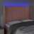 Cabeceira de Cama C/ Luzes LED Veludo 147x16x118/128 cm Rosa