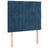 Cama com Molas/colchão 90x190 cm Veludo Azul-escuro
