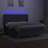 Cama Box Spring C/ Colchão e LED 160x200 cm Tecido Cinza-escuro