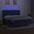 Cama Box Spring C/ Colchão e LED 180x200 cm Tecido Azul