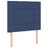 Cama Box Spring C/ Colchão e LED 120x200 cm Tecido Azul