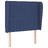 Cama com Molas/colchão 90x200 cm Tecido Azul