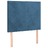 Cama com Molas/colchão 90x200 cm Veludo Azul-escuro