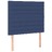 Cama com Molas/colchão 120x200 cm Tecido Azul