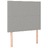 Cama com Molas/colchão 120x200 cm Tecido Cinza-claro