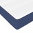Cama com Molas/colchão 90x200 cm Tecido Azul