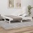 Sofá-cama de Puxar 2x(80x200) cm Pinho Maciço Branco