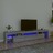 Móvel de Tv com Luzes LED 215x36,5x40 cm Sonoma Cinza