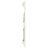 Cabeceira de Parede 127,5x3x60 cm Pinho Maciço Branco