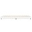 Estrutura de Cama 135x190 cm Derivados Madeira Branco Brilhante