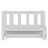 Sofá-cama de Puxar 2x(90x200) cm Pinho Maciço Branco