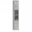 Armário Wc 30x30x190 cm Derivados de Madeira Cinzento Cimento