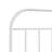 Estrutura de Cama em Metal com Cabeceira 107x203 cm Branco