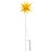 Estrelas da Morávia Dobráveis Leds/estacas 3 pcs 57 cm Amarelo