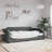Sofá-cama 90x200 cm Tecido Cinzento-escuro