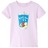 T-shirt de Criança com Estampa de Copo Rosa-suave 104