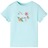 T-shirt de Manga Curta para Criança Azul Ciano 104