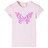 T-shirt de Manga Curta para Criança Rosa-suave 92