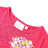 T-shirt Infantil com Estampa Floral Rosa Brilhante 92