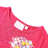 T-shirt Infantil com Estampa Floral Rosa Brilhante 104