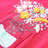 T-shirt Infantil com Estampa Floral Rosa Brilhante 140