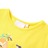 T-shirt de Criança com Estampa de Bicicleta Amarelo 128