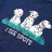 T-shirt para Criança com Estampa de Cães Azul-marinho 116