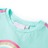 T-shirt Infantil com Estampa de Arco-íris Menta-claro 128