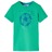 T-shirt para Criança com Estampa de Bola de Futebol Verde 140