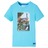 T-shirt para Criança Cor Ciano 92