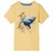 T-shirt de Criança com Estampa de Tubarão Amarelo 116