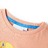 T-shirt para Criança com Estampa de Leão Laranja-claro 116