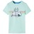T-shirt para Criança com Estampa de Autocarro Menta-claro 116