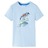 T-shirt para Criança com Estampa de Dinossauro Azul-claro 92