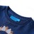 T-shirt Manga Comprida P/ Criança Estampa Dinossauro Azul-marinho 104