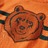 T-shirt Manga Comprida P/ Criança Estampa de Urso Laranja-escuro 116
