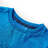T-shirt Manga Comprida P/ Criança C/ Estampa de Tigre Azul Cobalto 104