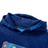 Sweatshirt para Criança com Capuz e Estampa de Consola Azul-escuro 92