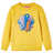 Sweatshirt para Criança com Pavão de Lantejoulas Ocre-escuro 104