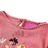 T-shirt Manga Comprida P/ Criança C/ Estampa de Flores Rosa-velho 92