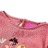 T-shirt Manga Comprida P/ Criança C/ Estampa de Flores Rosa-velho 116