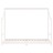 Estrutura de Cama Infantil 2x(90x200) cm Pinho Maciço Branco