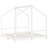 Estrutura de Cama Infantil 2x(80x160) cm Pinho Maciço Branco